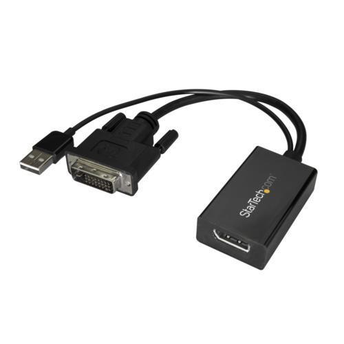StarTech スターテック DVI2DP2 DVI-DisplayPortアダプタ USB給電対応