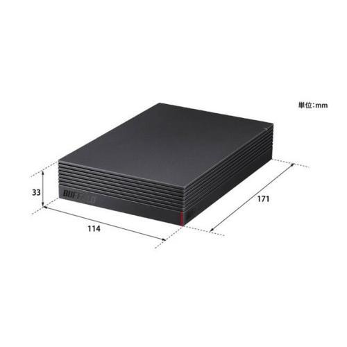 バッファロー BUFFALO HD-EDC4U3-BA USB 3.2（Gen1） 対応 高性能CMR HDD採用 HDD 4TB