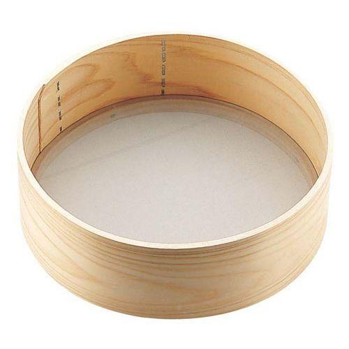 遠藤商事 木枠そば粉フルイ（60メッシュ） 9寸