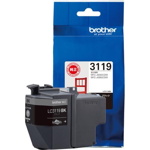 ブラザー brother LC3119BK 純正 黒 大容量タイプ