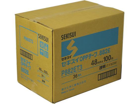 セキスイ OPPテープE 52μ 48mm×100m 透明 36巻