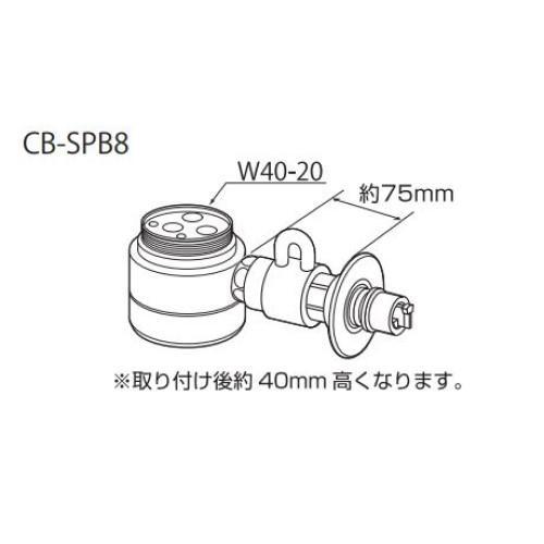 パナソニック Panasonic CB-SPB8 食器洗い乾燥機用分岐栓 DELIM社製