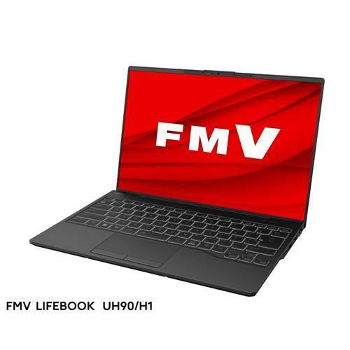 富士通 FUJITSU FMVU90H1B LIFEBOOK UH 14型 Core i7/16GB/512GB/Office ピクトブラック