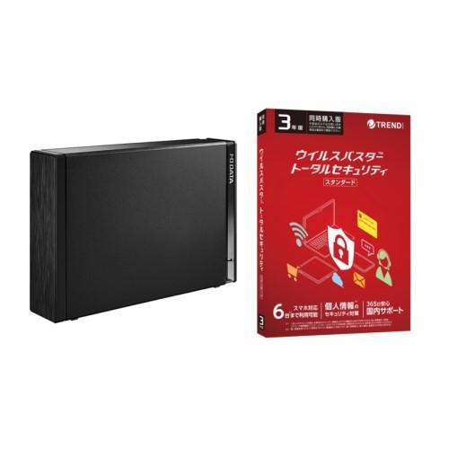IODATA アイ・オー・データ HDD-UTL2KB 外付けハードディスク 2TB ＋ ウイルスバスター トータルセキュリティ スタンダード 3年版 同時購入用 セット