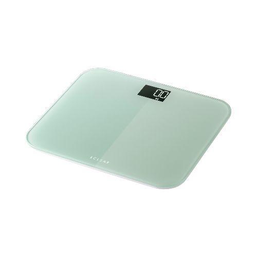 エレコム ELECOM HCS-S03BU（ブルー） 体重計 デジタルヘルスメーター コンパクト 乗るだけ自動電源ON 強化ガラス天板 最大150kg対応 LED表示
