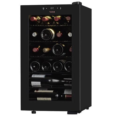 さくら製作所 SB22（ブラック） ZERO CLASS Smart ワインセラー 55L 22本収納 右開き