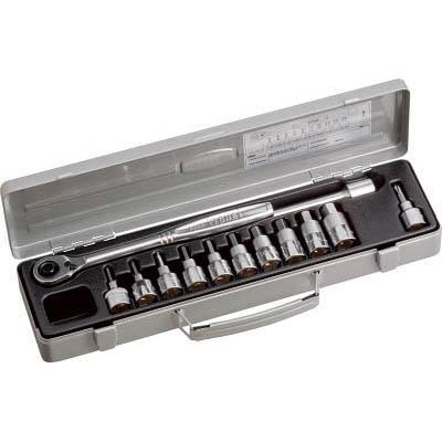TONE トネ HB4112 ヘキサゴンソケットレンチセット 吋目 13pcs