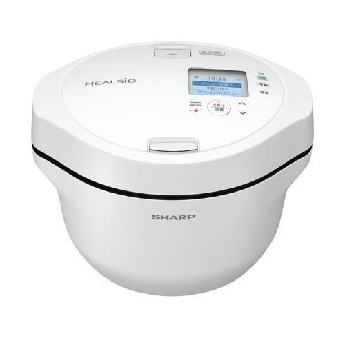 シャープ SHARP KN-HW24G-W（ホワイト） 水なし自動調理鍋 ヘルシオホットクック 2.4L