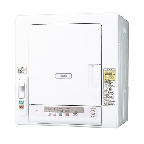 日立 HITACHI DE-N60HV-W（ピュアホワイト） 衣類乾燥機 ヒーター＆風乾燥2way 容量6kg 79,728円