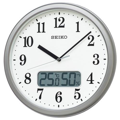 セイコー SEIKO KX244S（銀色メタリック） スタンダード掛け時計（液晶表示付） 6,466円