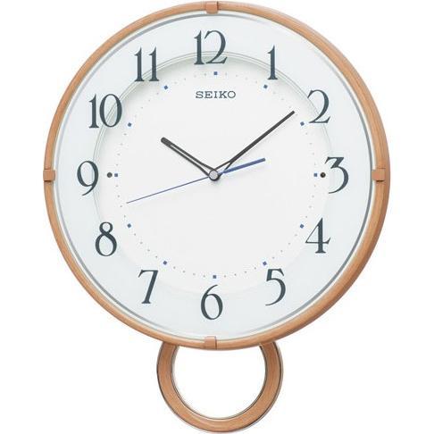 セイコー SEIKO PH206A（薄茶木目模様） 電波掛け時計