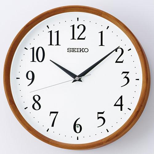 セイコー SEIKO KX264B（パイン・茶木地塗装） 電波掛け時計