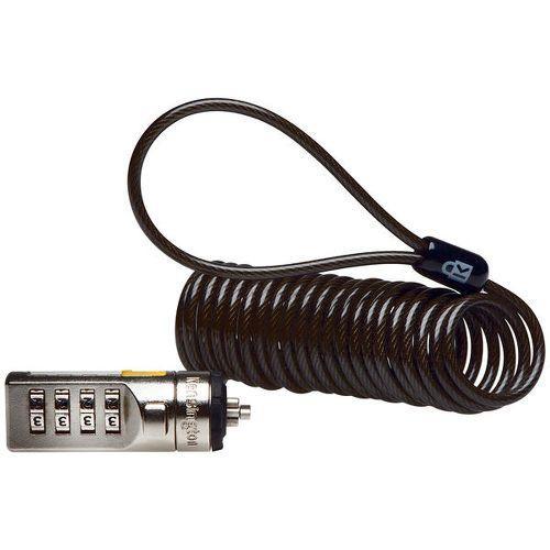 Kensington ケンジントン K64670JP（グレー） ポータブル ダイヤル型ラップトップ錠 Portable Combination Laptop Lock（業務用パッケージ）