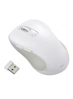 ナカバヤシ MUS-RKF214W（ホワイト） 無線静音5ボタンBlueLEDマウス