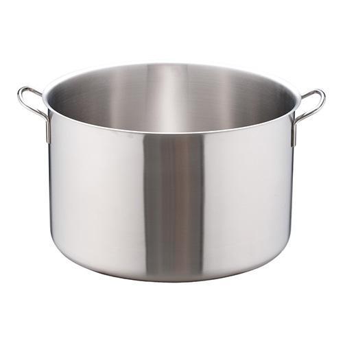 遠藤商事 インダクション18-8半寸胴鍋（蓋無） 50cm