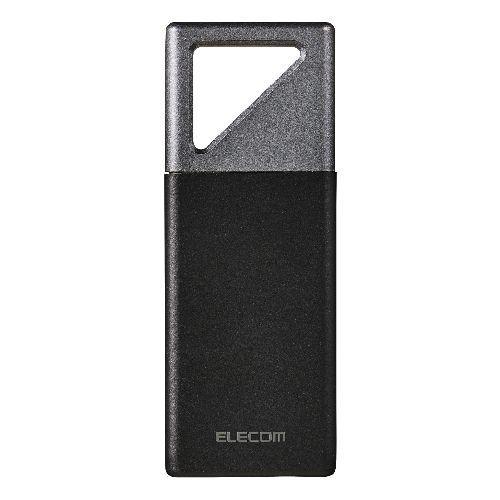 エレコム ELECOM ESD-EHB2000GBK（ブラック） SSD 外付け 2TB USB3.2 Gen2x2 読込最大1700MB/秒 ポータブルSSD Type-C接続 高速 耐衝撃 IP55 防塵/防滴