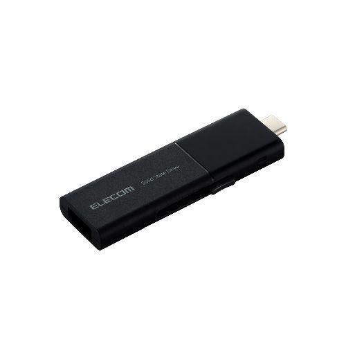 エレコム ELECOM ESD-EWB1000GBKR（ブラック） SSD 外付け 1TB USB3.2Gen1 読込最大420MB/秒 USBメモリ型 スライド式 高速 Type-C/USB-A 両対応