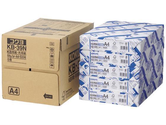 コクヨ KOKUYO KB用紙（共用紙） 64g A4 500枚×5冊