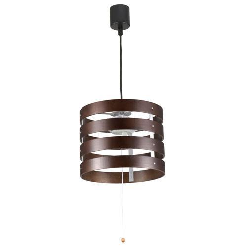 オーム電機 OHM LT-Y20CW ペンダントライト 木枠 2灯 電球別売