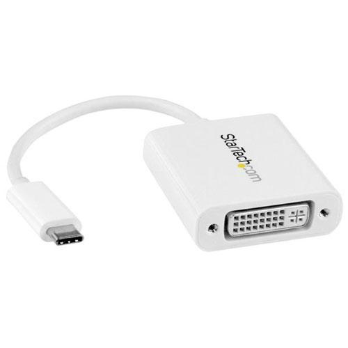 StarTech スターテック CDP2DVIW（ホワイト） USB type-C-DVI変換アダプタ