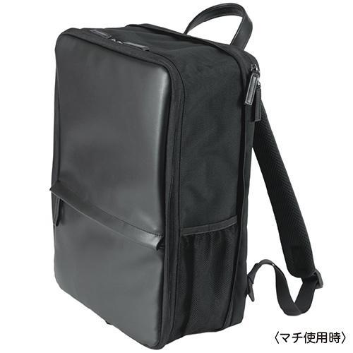 ナカバヤシ CB-283BK（ブラック） 厚みが変わるPCバックパック 16インチ