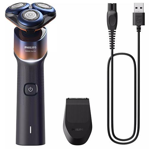 フィリップス PHILIPS X5012/05（オレンジ/アドリアブルー） Shaver series 5000X 回転式 ウェット＆ドライ電気シェーバー