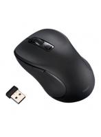 ナカバヤシ MUS-RKF214BK（ブラック） 無線静音5ボタンBlueLEDマウス