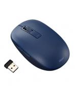 ナカバヤシ MUS-RKF218NB（ネイビー） 無線静音5ボタンBlueLEDマウス