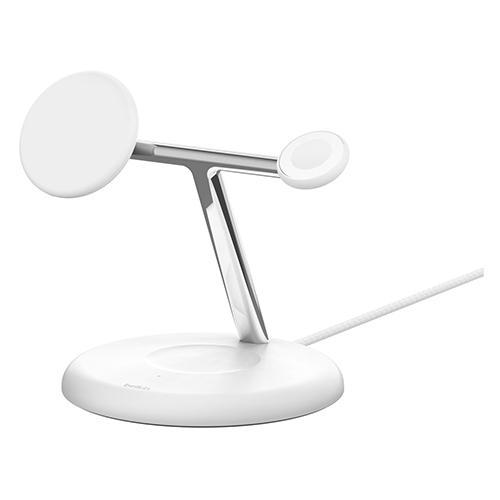 BELKIN WIZ023dqWH（ホワイト） BOOST↑CHARGE PRO Qi2 3-in-1 ワイヤレス充電スタンド