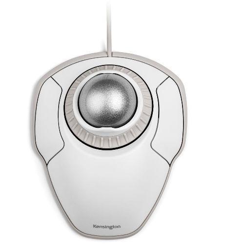 Kensington ケンジントン K72500JP（ホワイト＆グレー） オービット トラックボール ウィズ スクロールリング