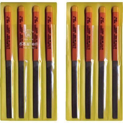 ツボサン HI008-03 組ヤスリ 8本組 平 細目