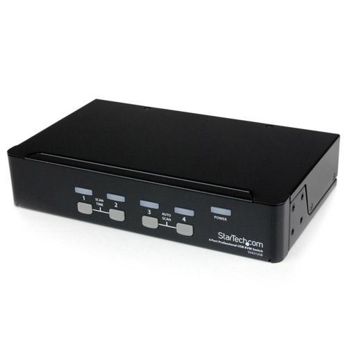 StarTech スターテック SV431USB 4ポート VGA対応USB接続KVMスイッチ USBハブ内蔵