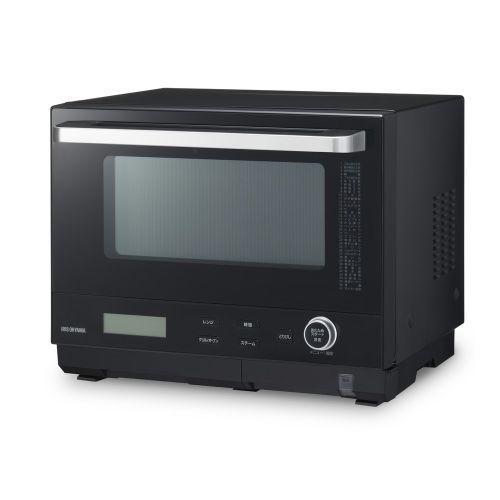 アイリスオーヤマ Iris Ohyama MS-F3001-B（ブラック） スチームオーブンレンジ 30Lタンク式