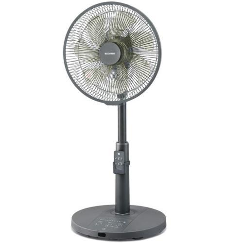アイリスオーヤマ Iris Ohyama LFD-307L-H（グレー） DCフルリモコン式リビング扇風機