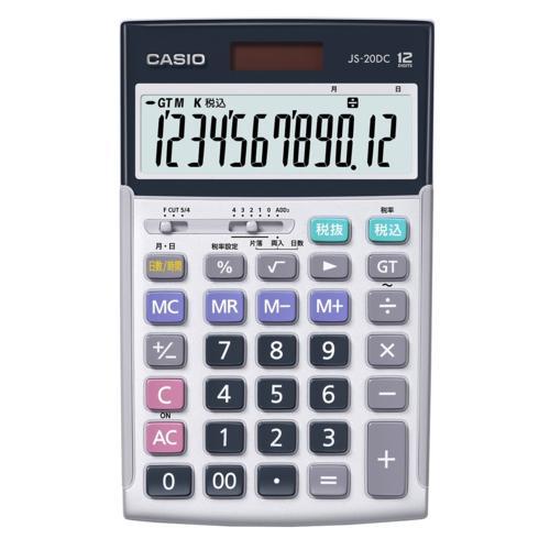 CASIO カシオ JS-20DC-N 本格実務電卓 時間計算タイプ 12桁