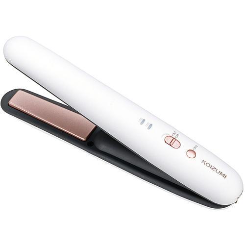 コイズミ KOIZUMI KHS-8640-W（ホワイト） USB充電式 コードレス ストレートアイロン 2段階温度調節