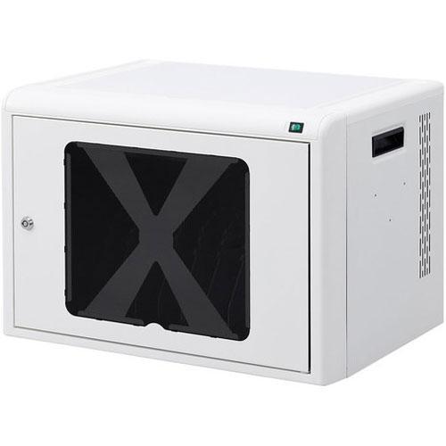 サンワサプライ CAI-CAB44W ノートパソコン、タブレット充電キャビネット 10台収納