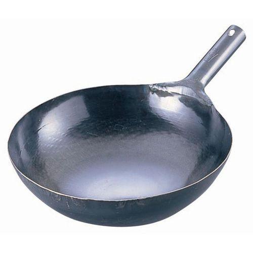 山田工業所 鉄 打出片手中華鍋（板厚1.2mm） 42cm