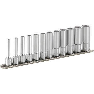 TONE トネ HSL212 ディープソケットセット（6角・ホルダー付） 12pcs