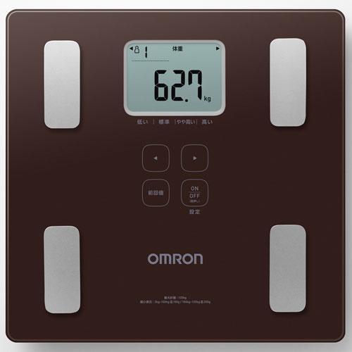 オムロン OMRON HBF-236-JBW（ブラウン） 体重体組成計 カラダスキャン