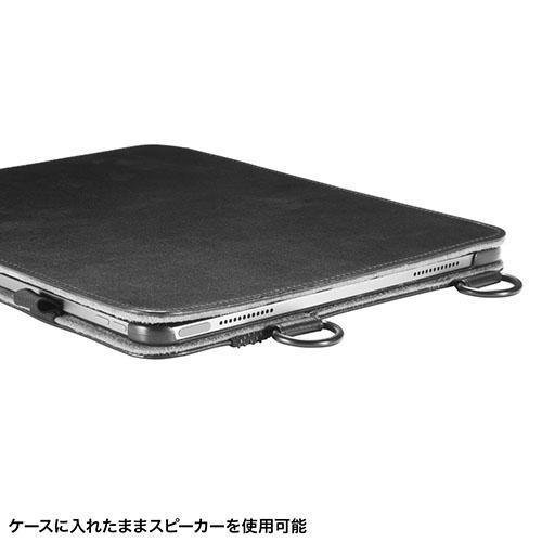 サンワサプライ PDA-IPAD2112BK iPad Air 13インチ（M2/2024） 用スタンド・ベルト付きケース