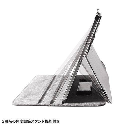 サンワサプライ PDA-IPAD2112BK iPad Air 13インチ（M2/2024） 用スタンド・ベルト付きケース