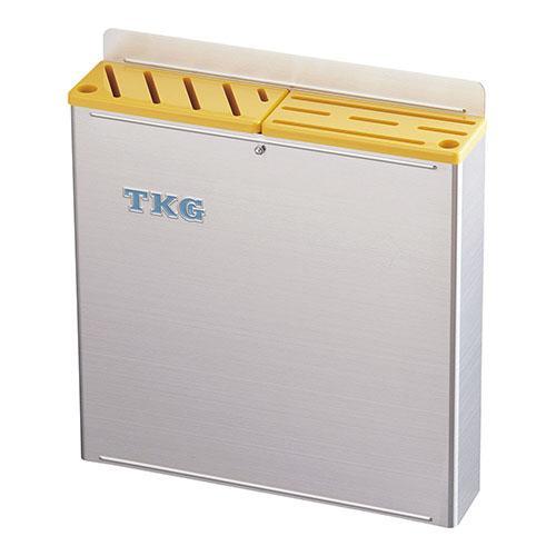 遠藤商事 18-8プラ板付カラーナイフラック 大 ABタイプ 黄 7,093円