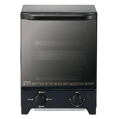 コイズミ KOIZUMI KOS-1031-K（ブラック） オーブントースター 1000W