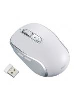 ナカバヤシ MUS-RKF216W（ホワイト） 無線静音5ボタンBlueLEDマウス