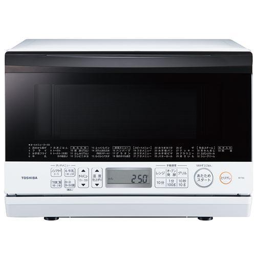 東芝 TOSHIBA ER-T60-W（グランホワイト） 石窯オーブン 角皿式スチームオーブンレンジ 23L