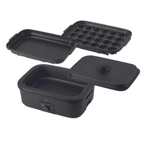 象印 ZOJIRUSHI EJ-DE30-BA（ブラック） ホットプレート 3枚タイプ