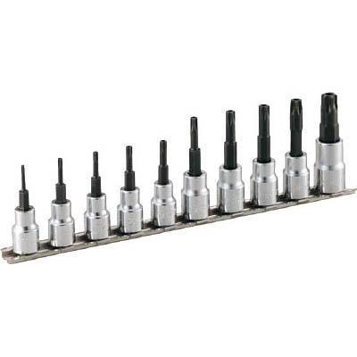 TONE トネ HTX310H トルクスソケットセット（いじり防止タイプホルダー付） 10pcs