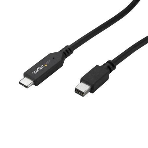StarTech スターテック CDP2MDPMM6B（ブラック） USB-C-Mini DisplayPortケーブル 4K/60Hz 1.8m