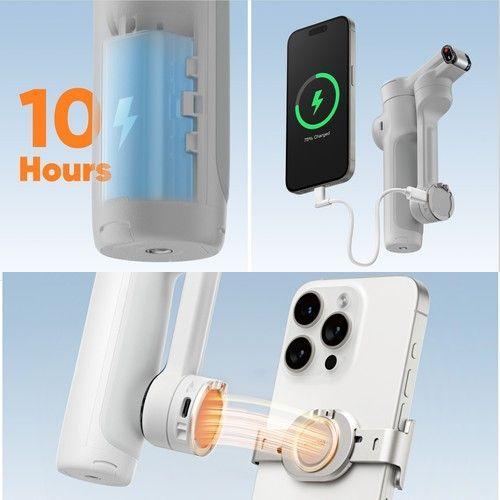 Insta360 Insta360 Flow2 Pro（サミット・ホワイト） スマートフォン用AIジンバル 通常版 Apple DockKit対応 CINSABQB-FLOW201